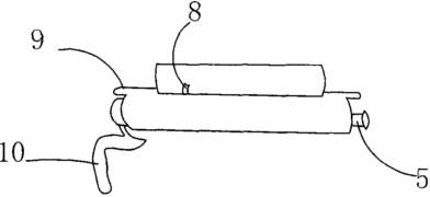 橡膠輸送帶卡緊裝置結(jié)構(gòu)視圖