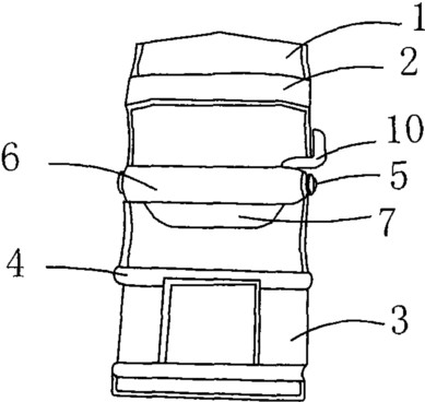 輸送機(jī)皮帶扣正面操作視圖